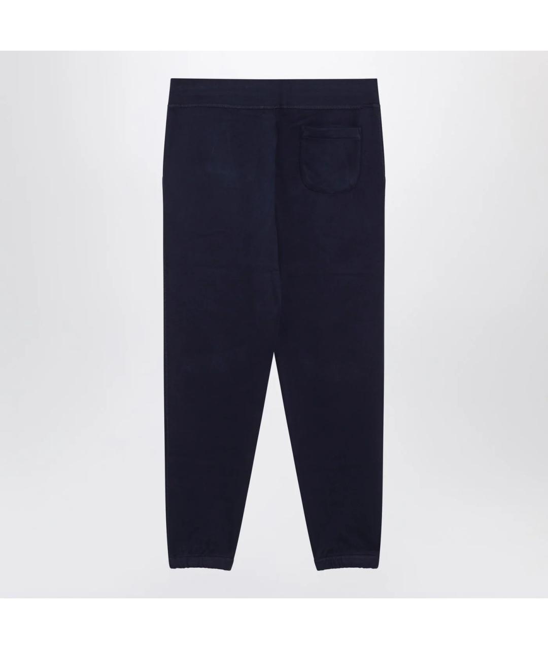 POLO RALPH LAUREN Синие хлопковые повседневные брюки, фото 2