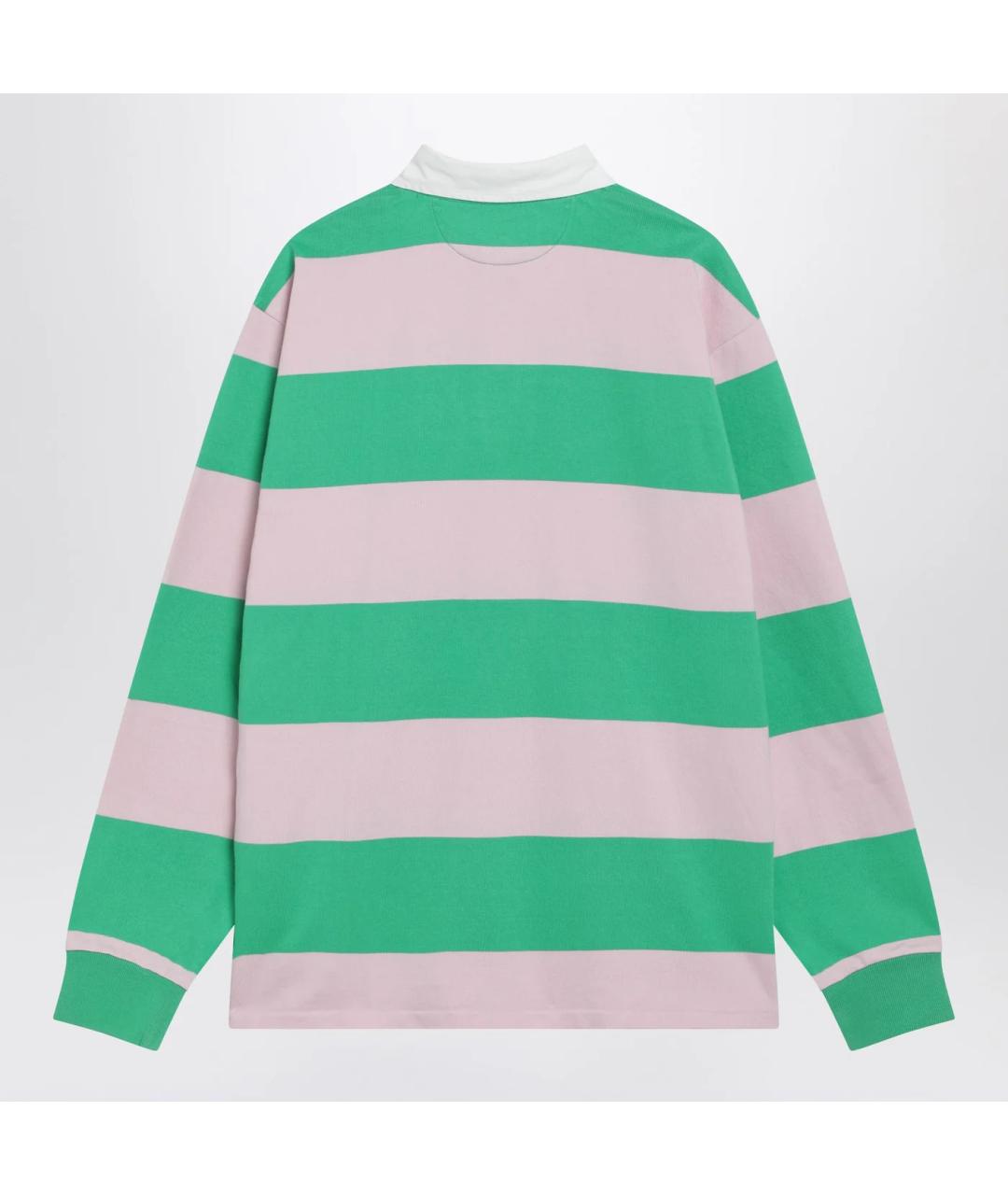 POLO RALPH LAUREN Мульти хлопковое поло с длинным рукавом, фото 2