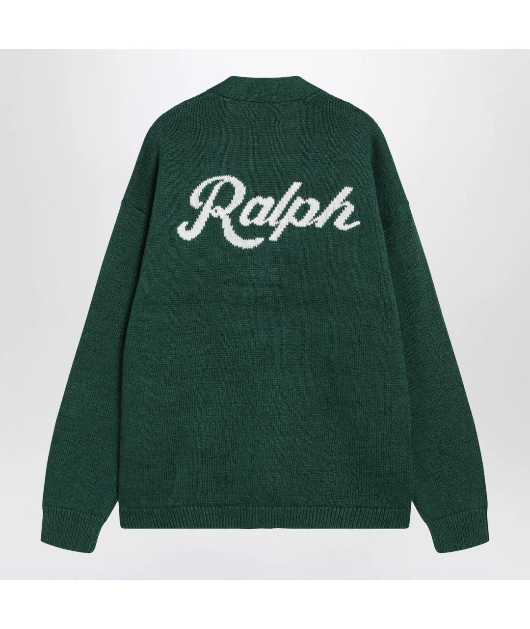 POLO RALPH LAUREN Зеленый хлопковый кардиган, фото 2