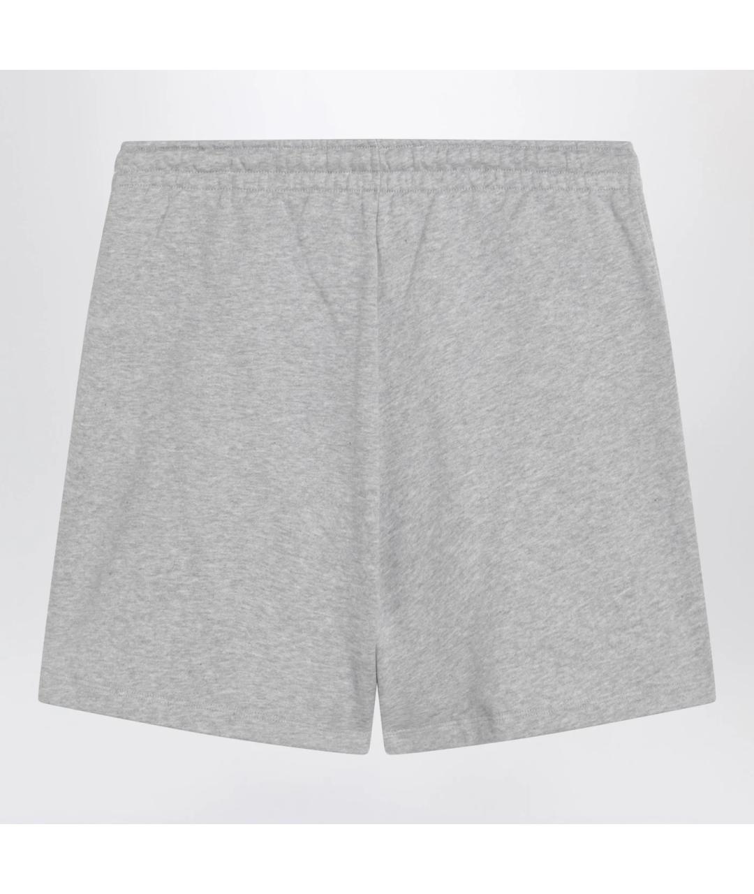 THE ATTICO Серые хлопковые шорты, фото 2