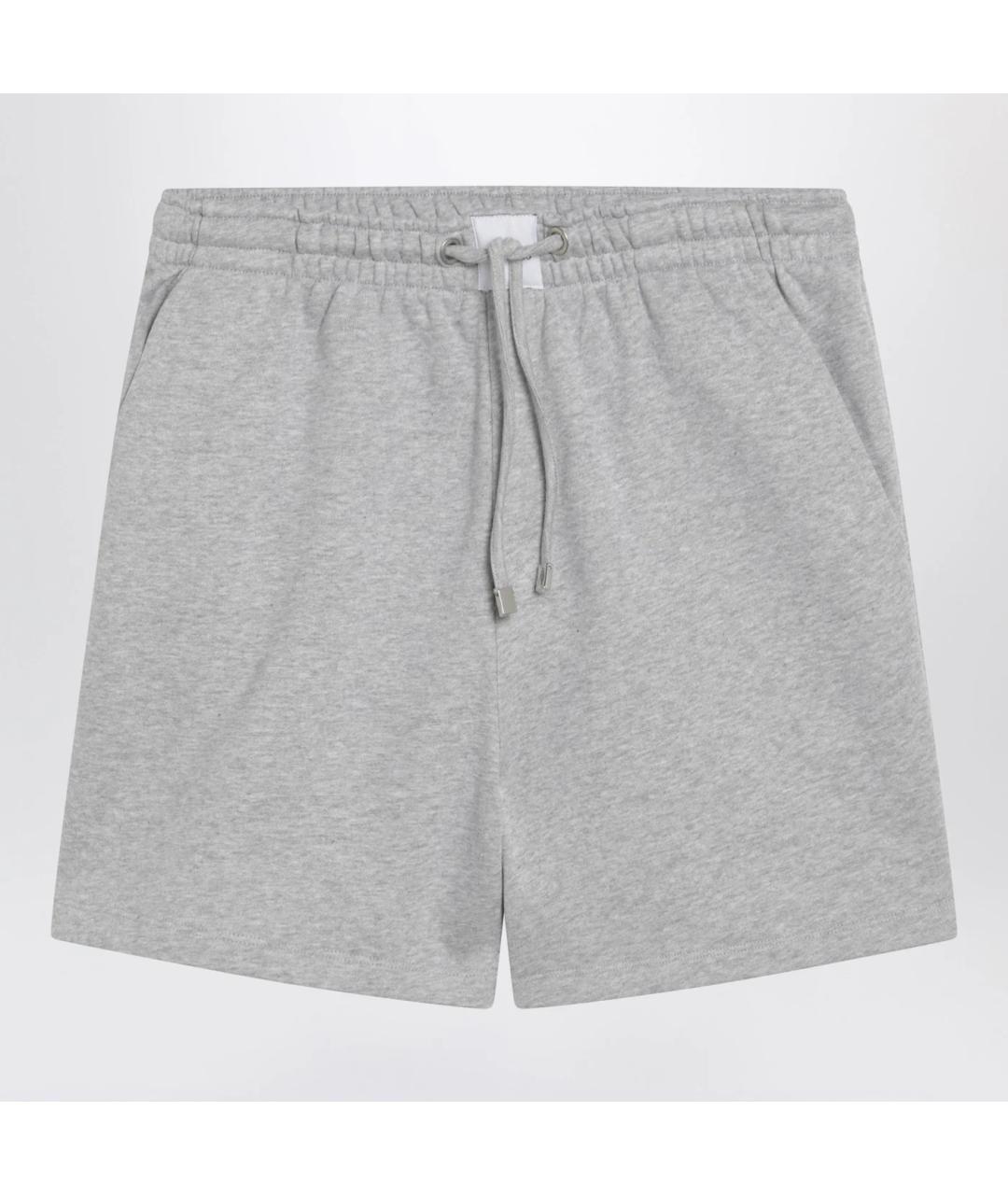 THE ATTICO Серые хлопковые шорты, фото 3