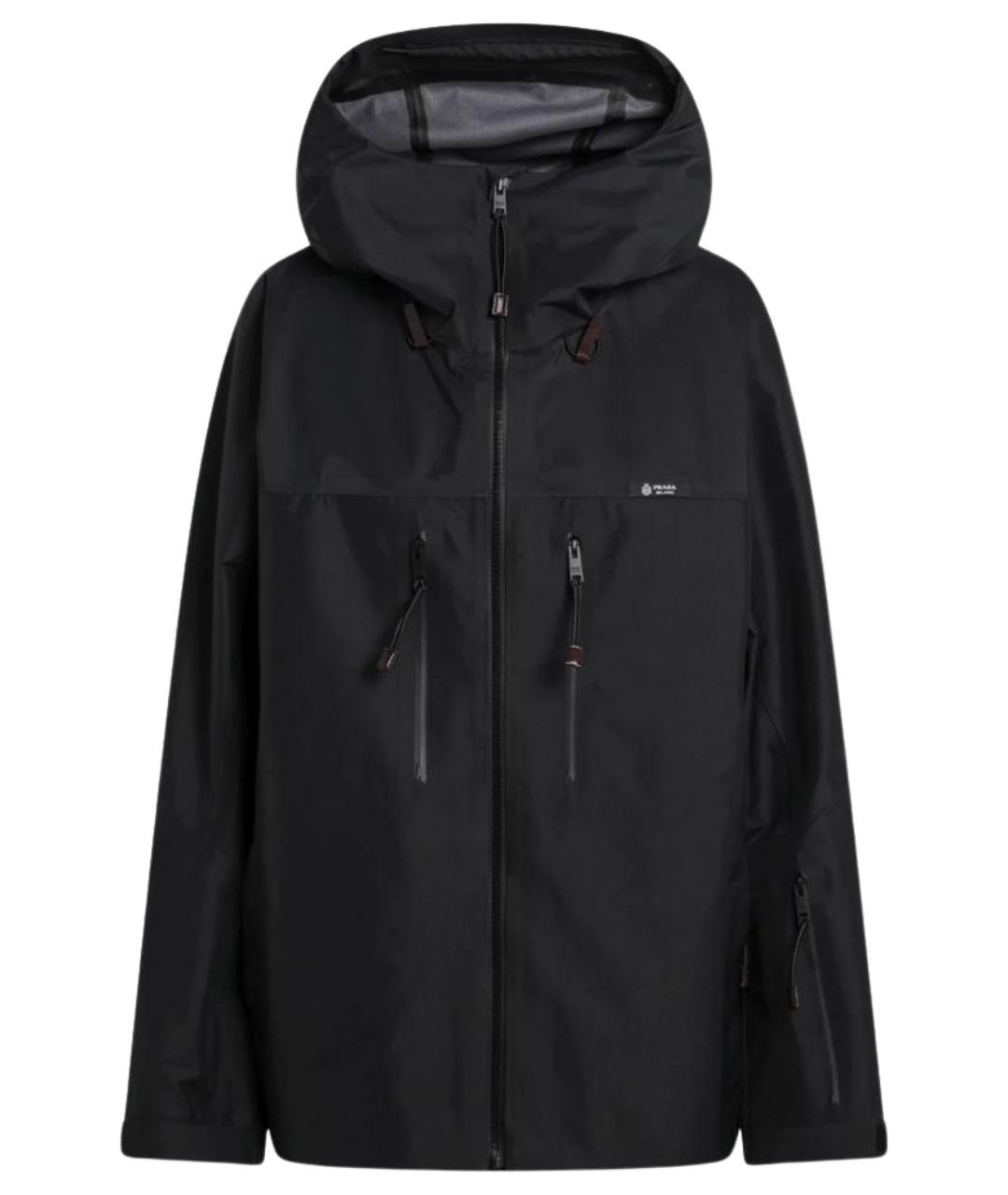 PRADA Черная полиэстеровая куртка, фото 1