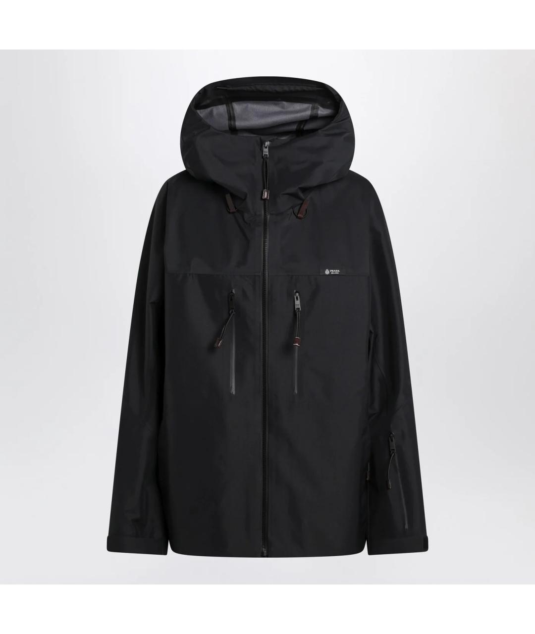 PRADA Черная полиэстеровая куртка, фото 3