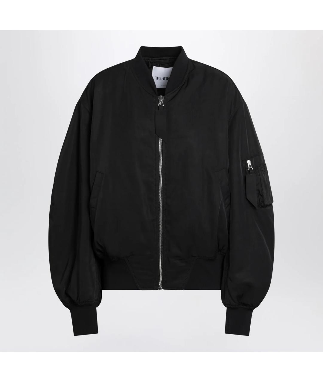 THE ATTICO Черная полиамидовая куртка, фото 3