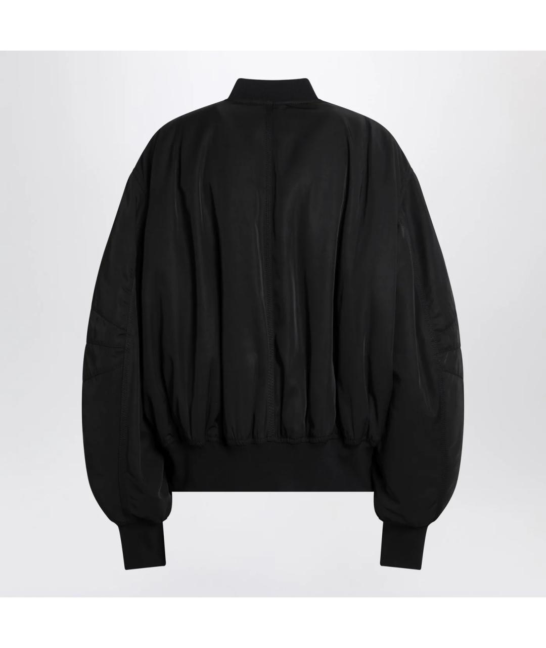 THE ATTICO Черная полиамидовая куртка, фото 2