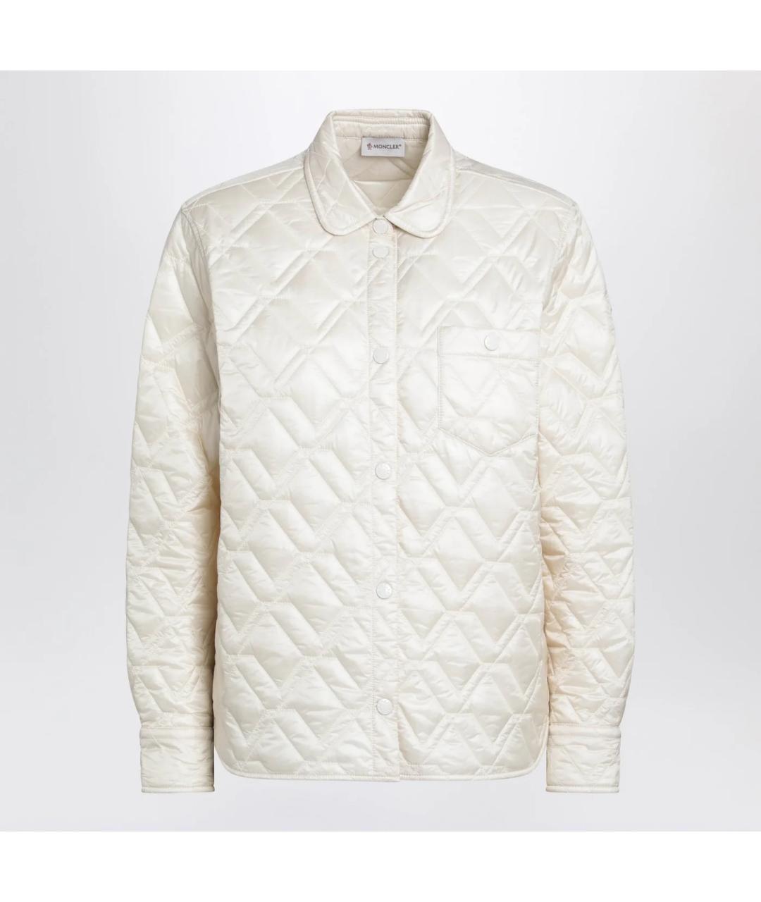 MONCLER Белая полиамидовая рубашка, фото 3