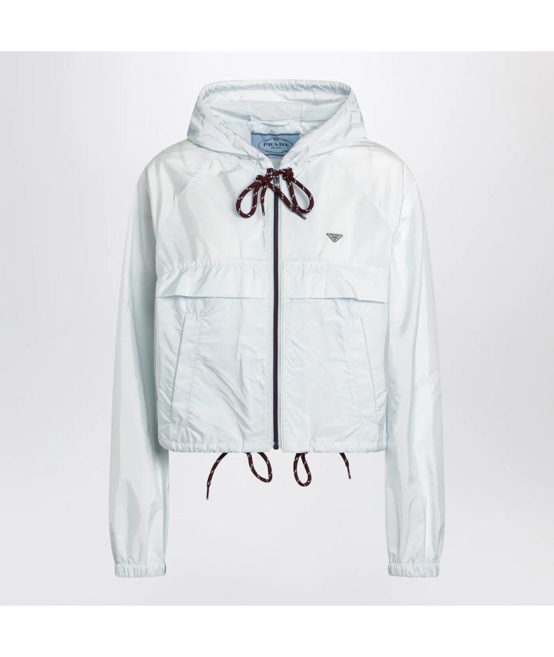 PRADA Голубая полиамидовая куртка, фото 3