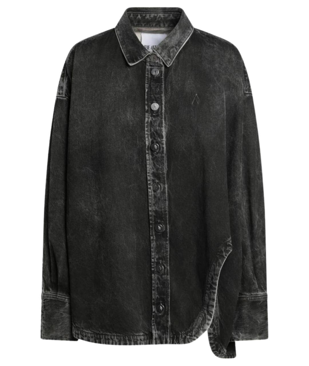THE ATTICO Черная хлопковая рубашка, фото 1