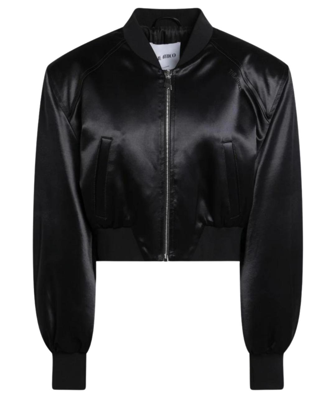 THE ATTICO Черная вискозная куртка, фото 1