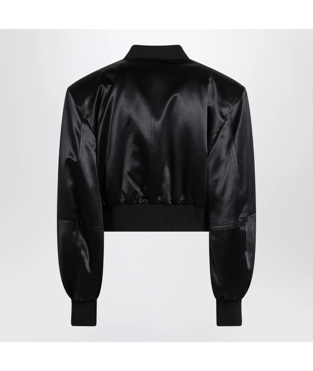 THE ATTICO Черная вискозная куртка, фото 2