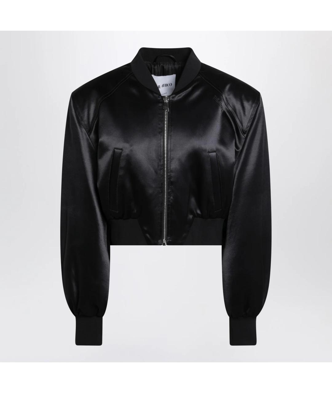 THE ATTICO Черная вискозная куртка, фото 3