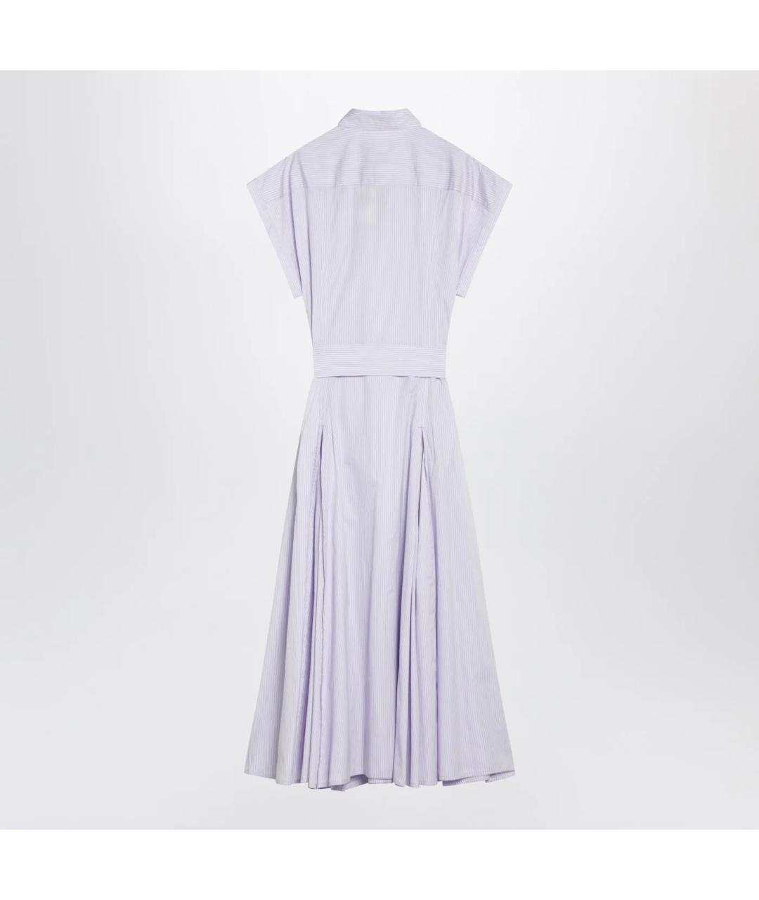 POLO RALPH LAUREN Фиолетовое хлопковое повседневное платье, фото 2