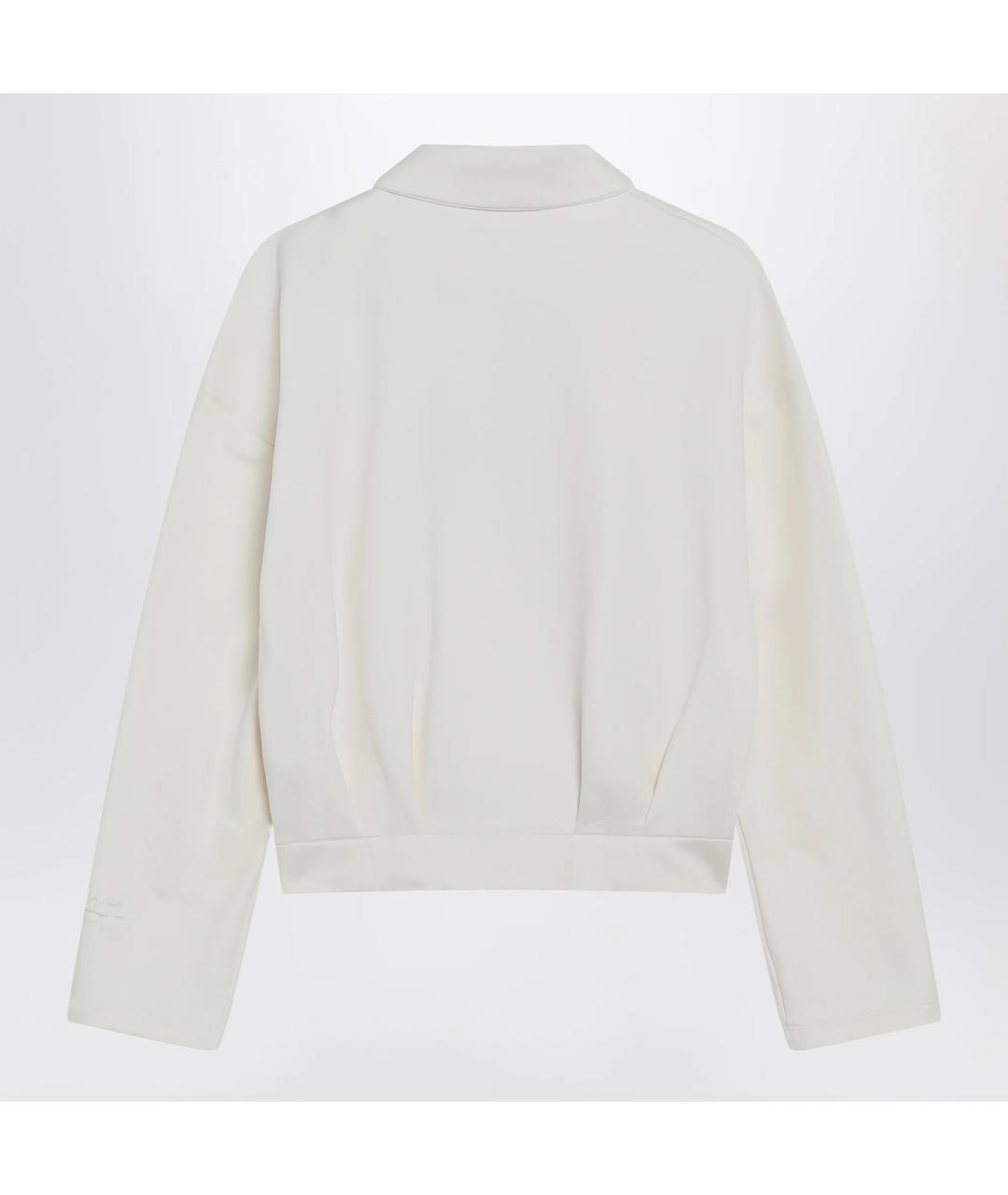 MAX MARA Белая хлопковая куртка, фото 2