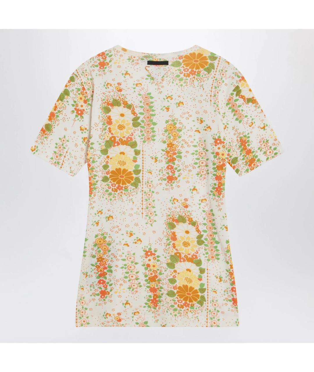 PRADA Оранжевая хлопковая майка, фото 2