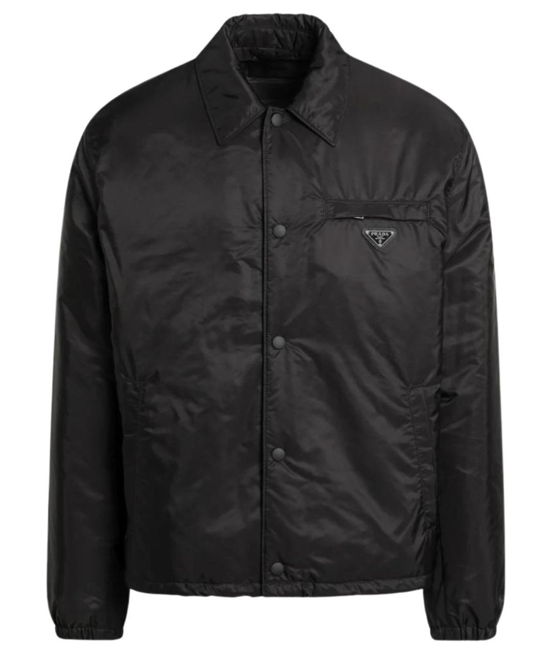 PRADA Черная полиамидовая куртка, фото 1