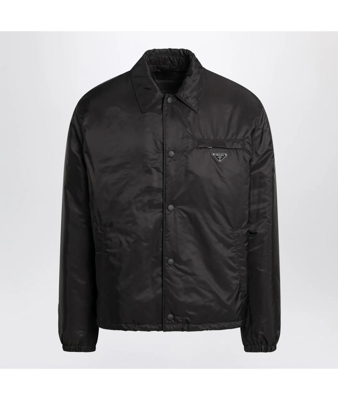 PRADA Черная полиамидовая куртка, фото 3
