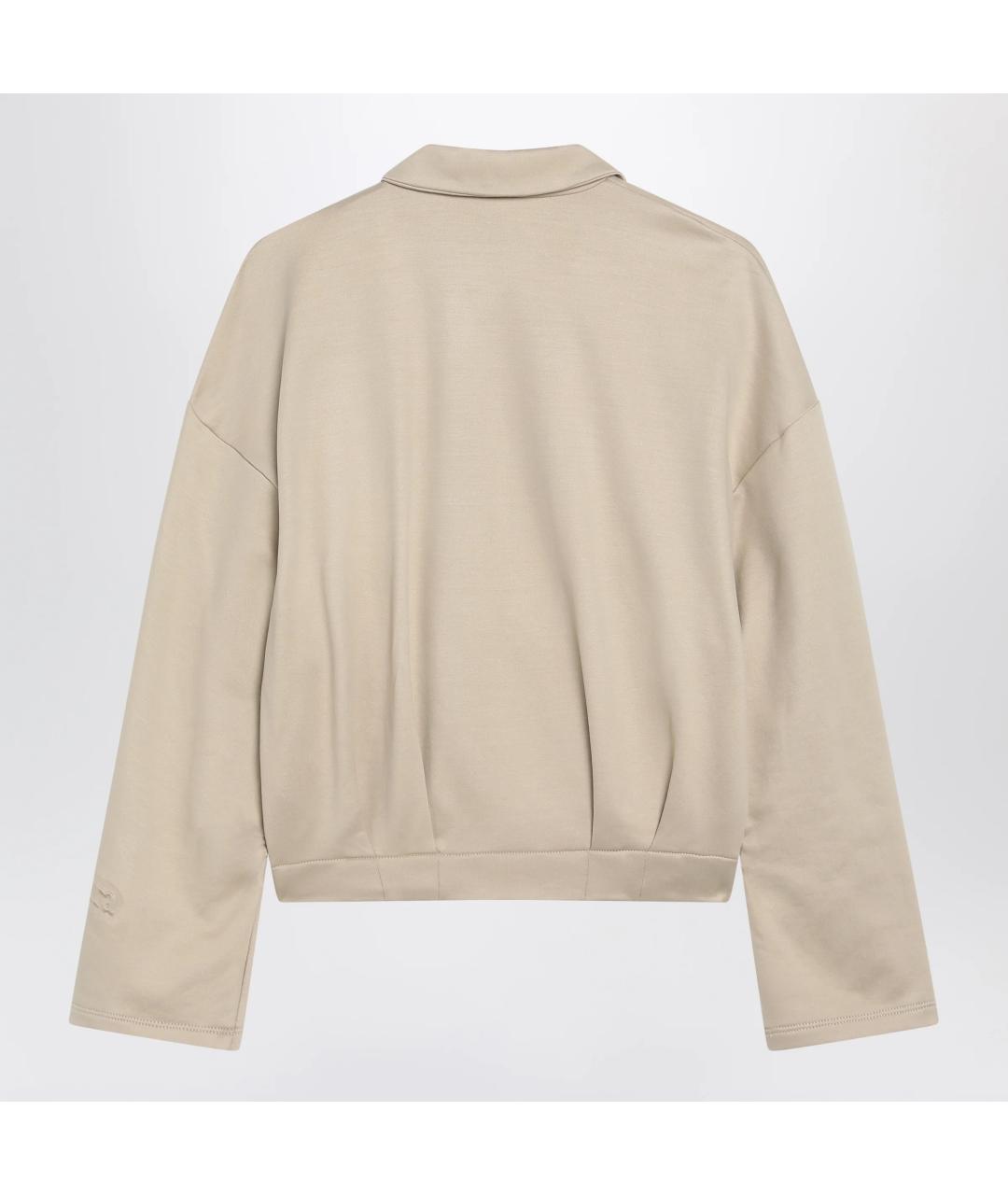 MAX MARA Бежевая хлопковая куртка, фото 2