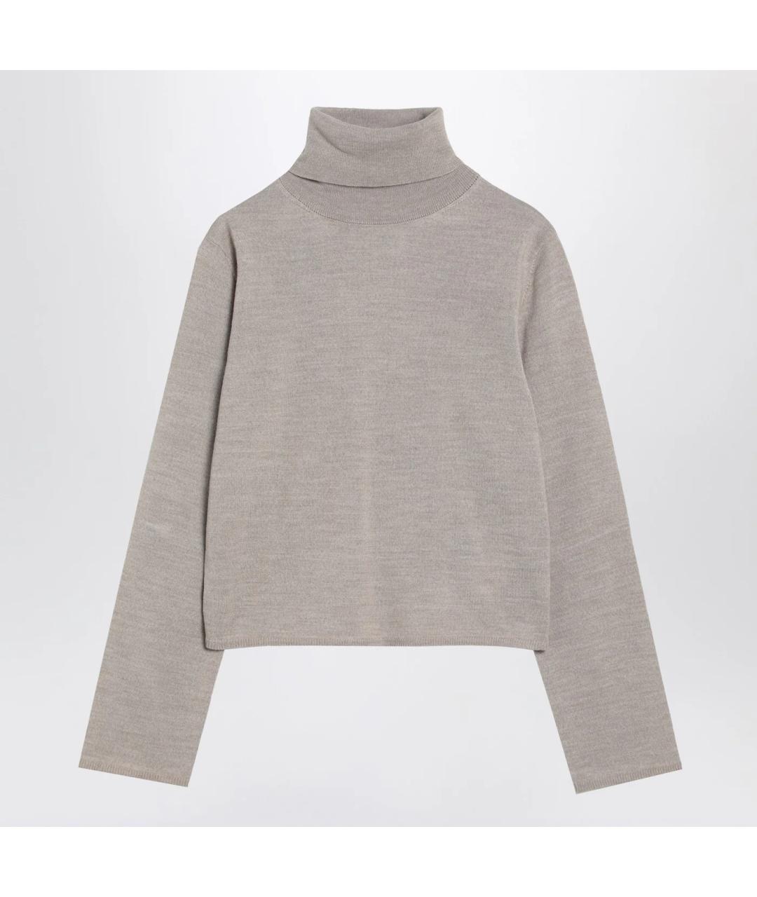 MM6 MAISON MARGIELA Бежевый шерстяной джемпер / свитер, фото 3