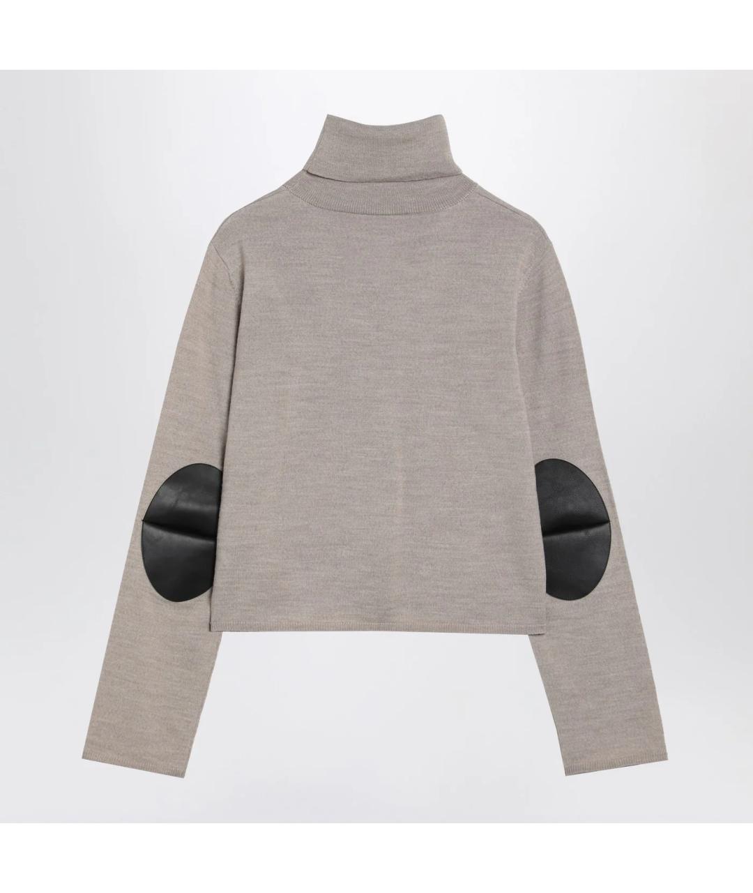 MM6 MAISON MARGIELA Бежевый шерстяной джемпер / свитер, фото 2