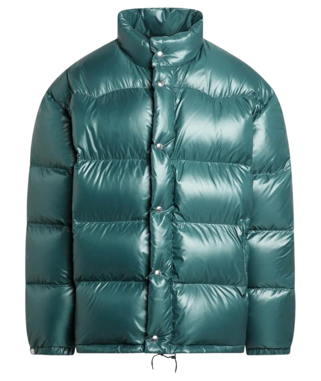 PRADA Зеленый полиамидовый пуховик, фото 1