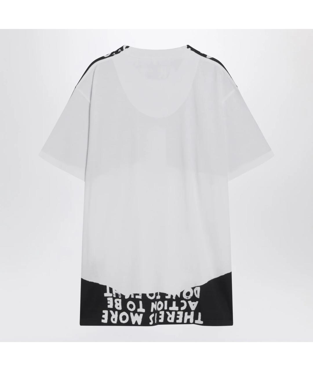 MM6 MAISON MARGIELA Белая хлопковая футболка, фото 2