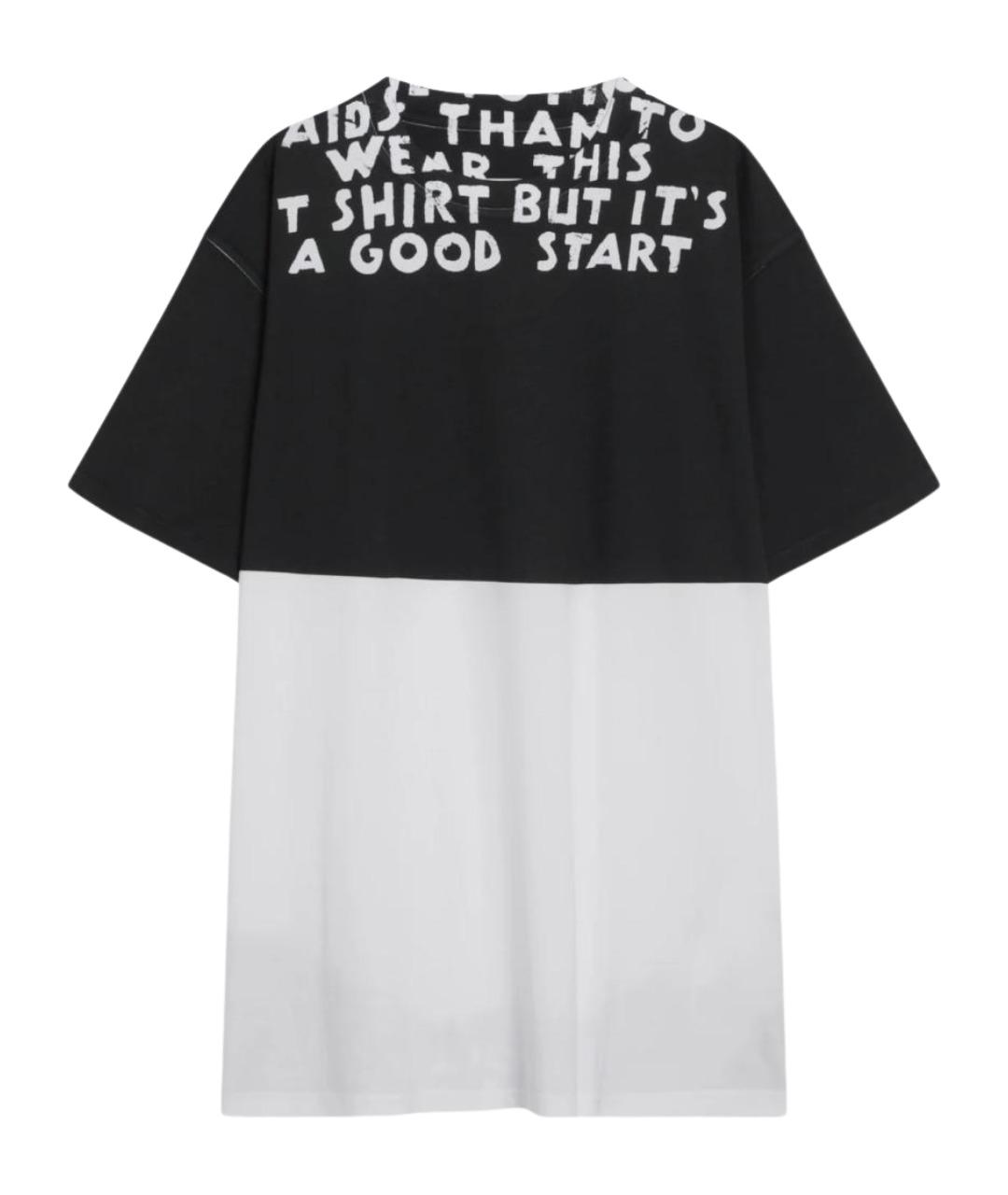 MM6 MAISON MARGIELA Белая хлопковая футболка, фото 1