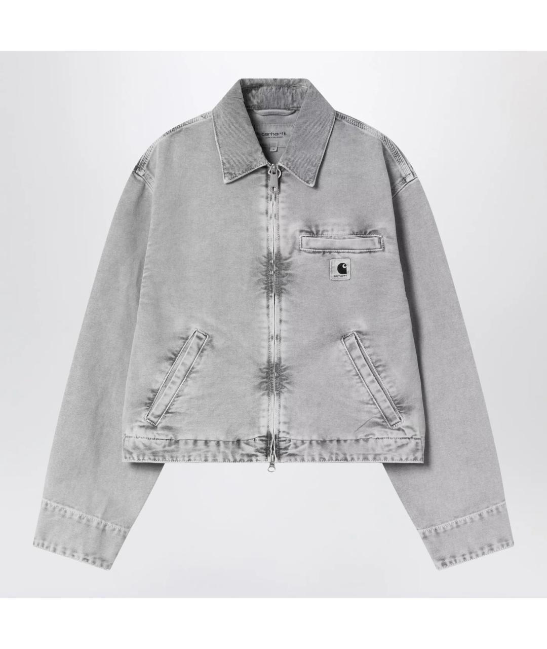 CARHARTT WIP Серая хлопковая куртка, фото 3