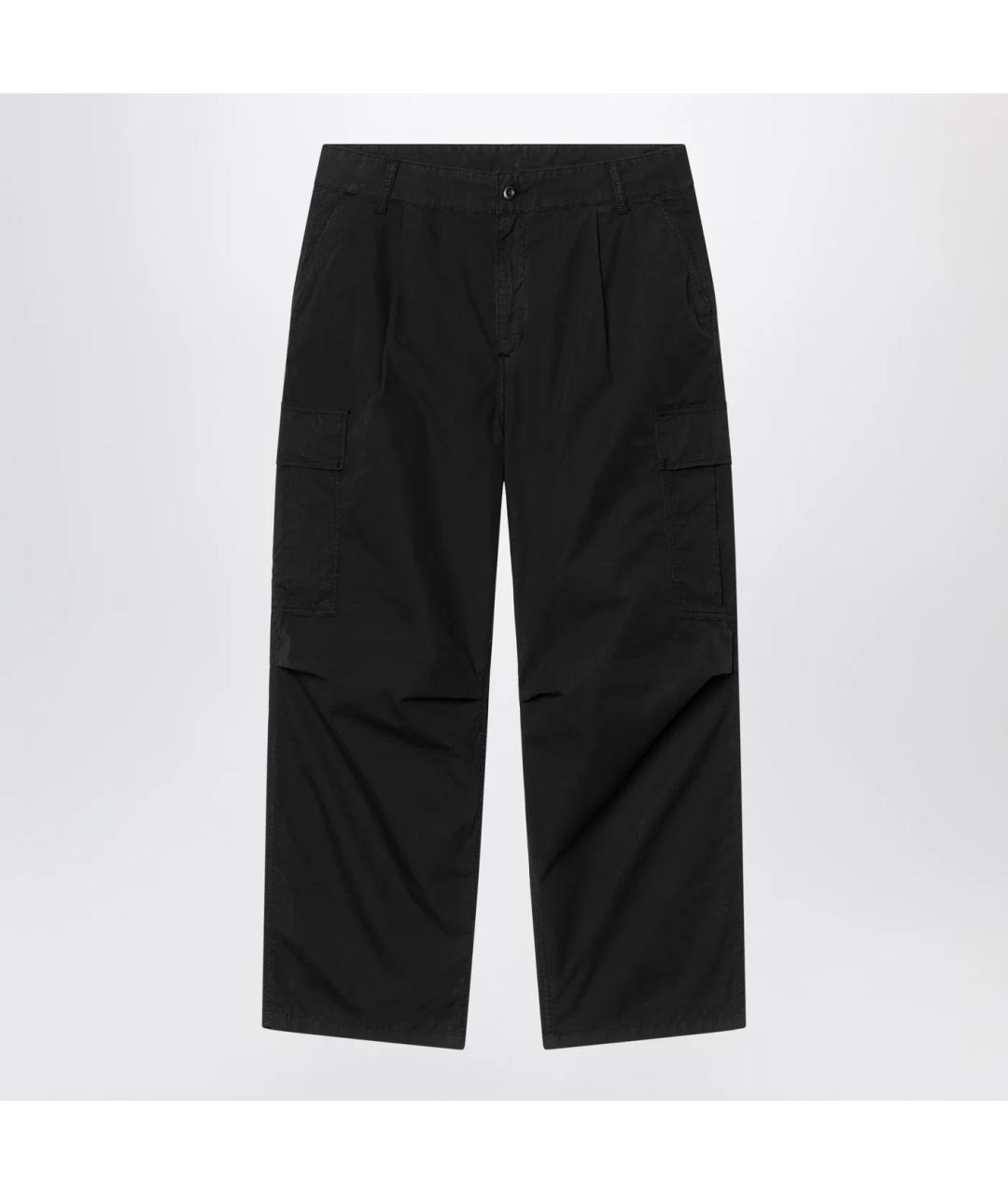 CARHARTT WIP Черные хлопковые повседневные брюки, фото 3