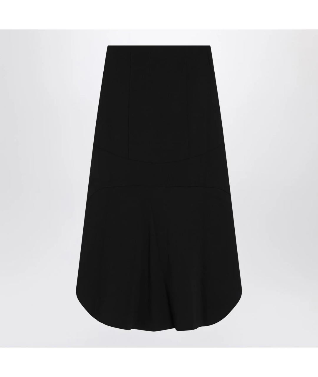 GIVENCHY Черная вискозная юбка миди, фото 2