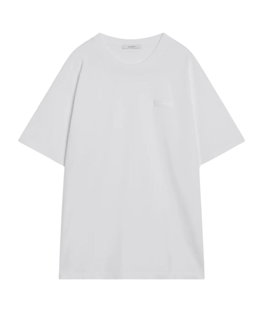 GIVENCHY Белая хлопковая футболка, фото 1