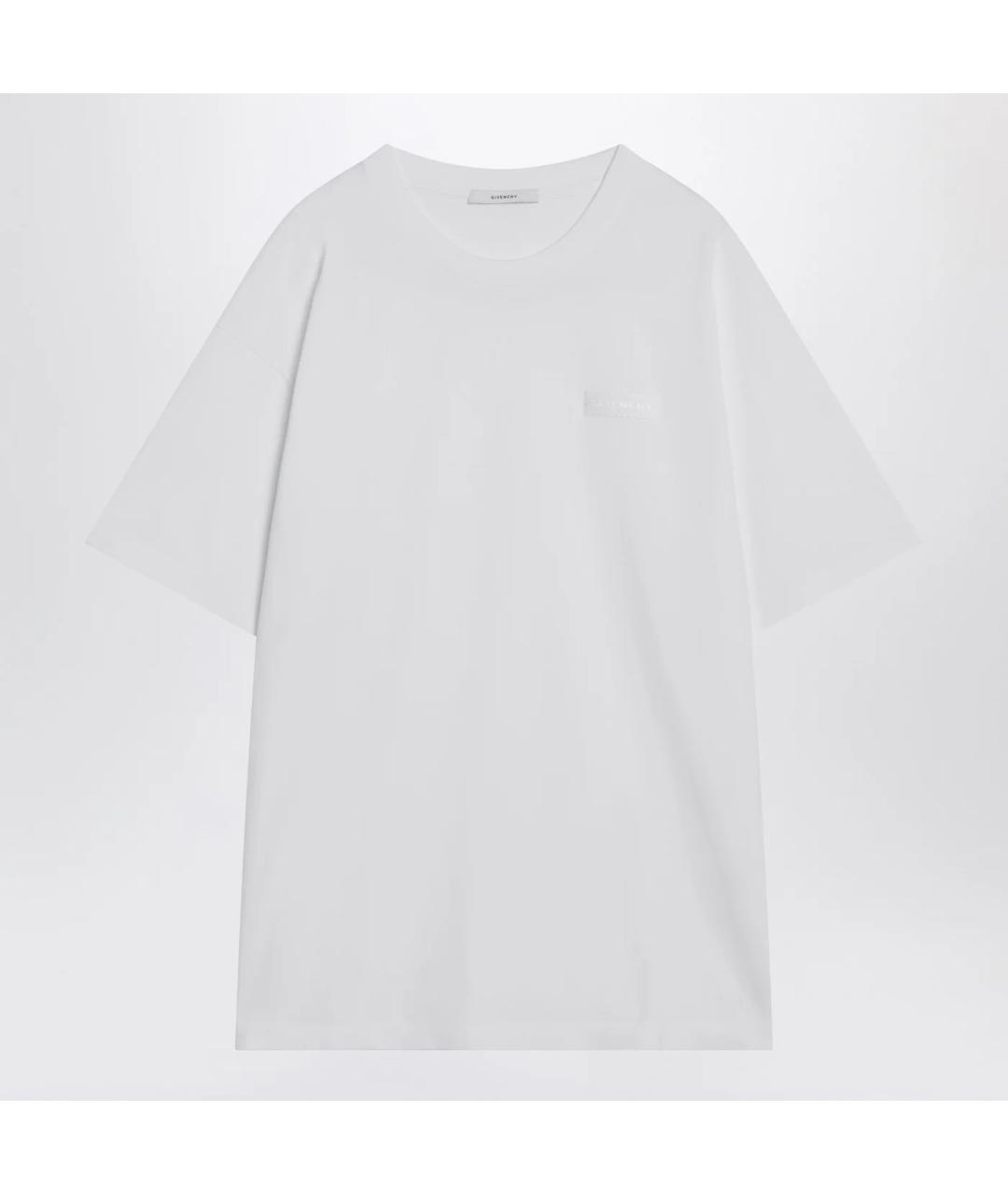 GIVENCHY Белая хлопковая футболка, фото 3