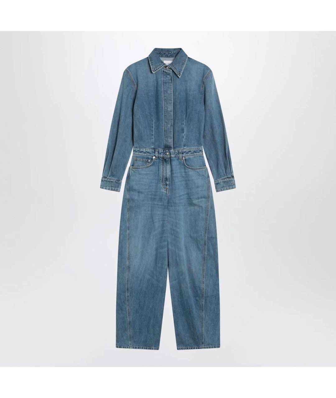 GIVENCHY Голубые хлопковые прямые джинсы, фото 3