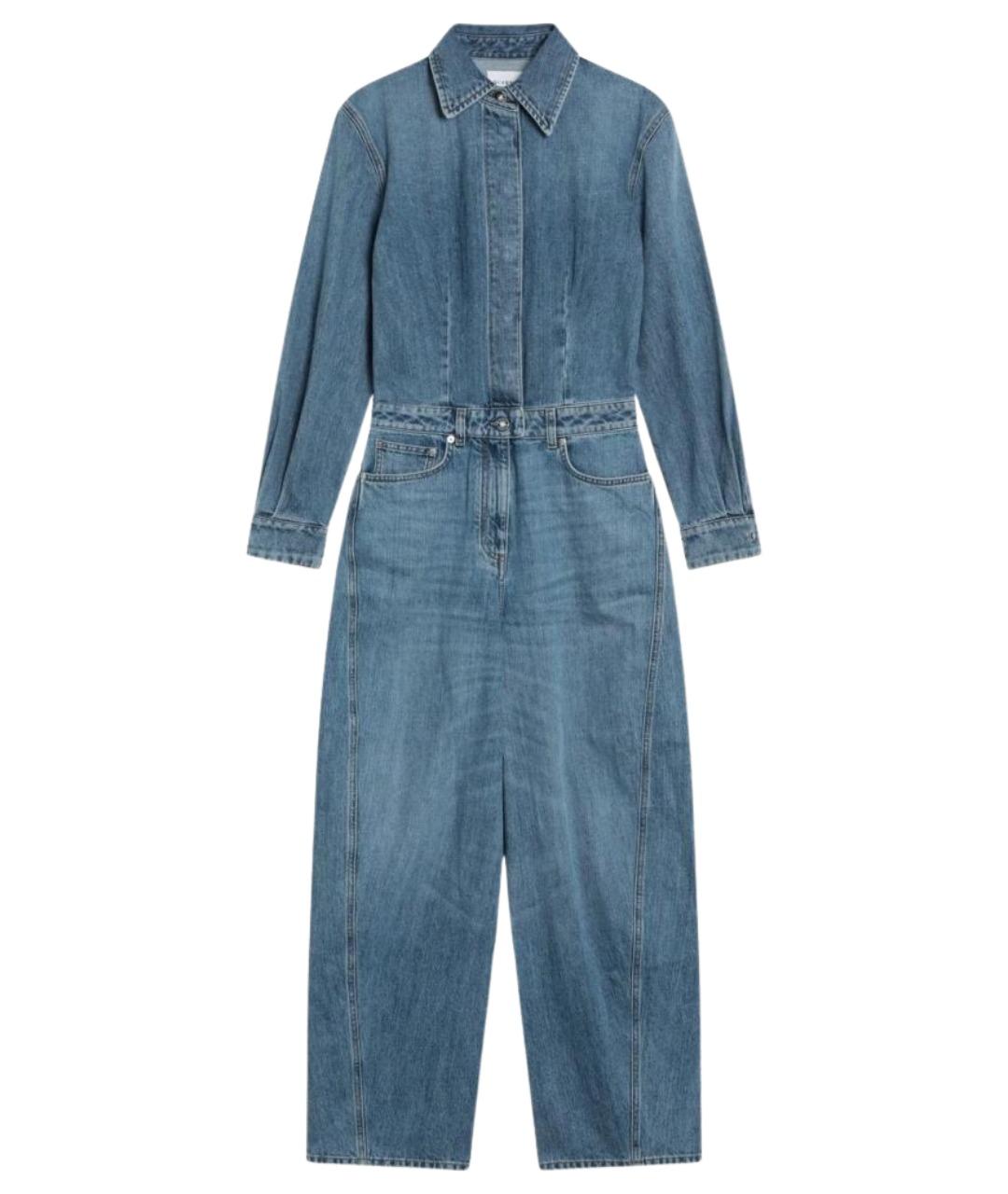 GIVENCHY Голубые хлопковые прямые джинсы, фото 1