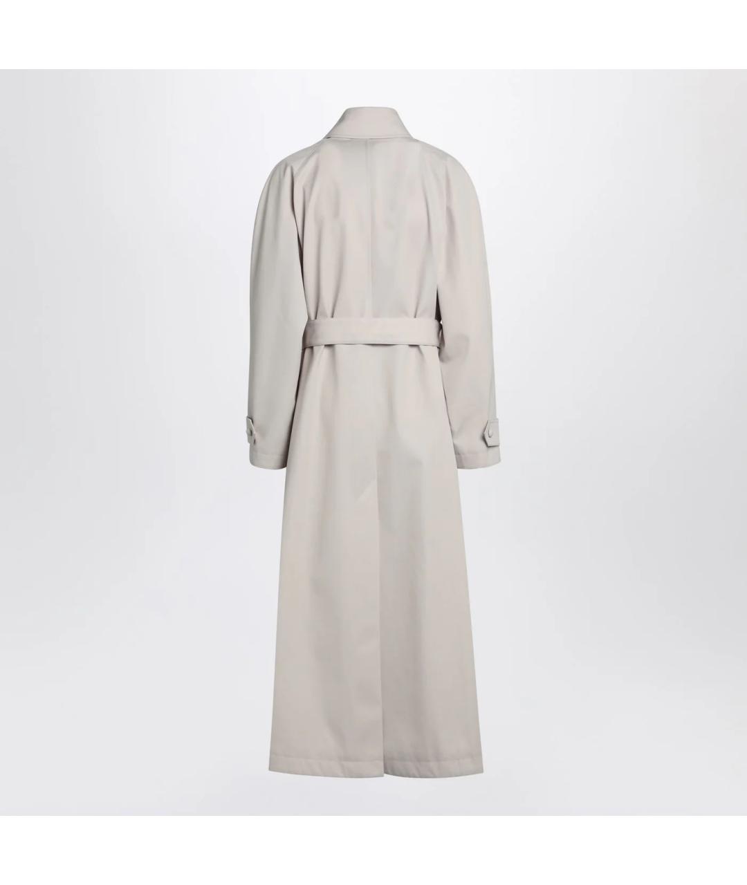 DOLCE&GABBANA Бежевый хлопковый тренч/плащ, фото 2