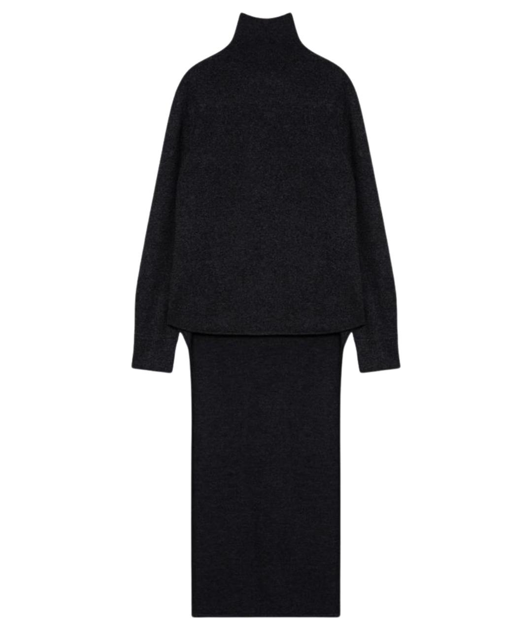 GIVENCHY Антрацитовый шерстяной джемпер / свитер, фото 1