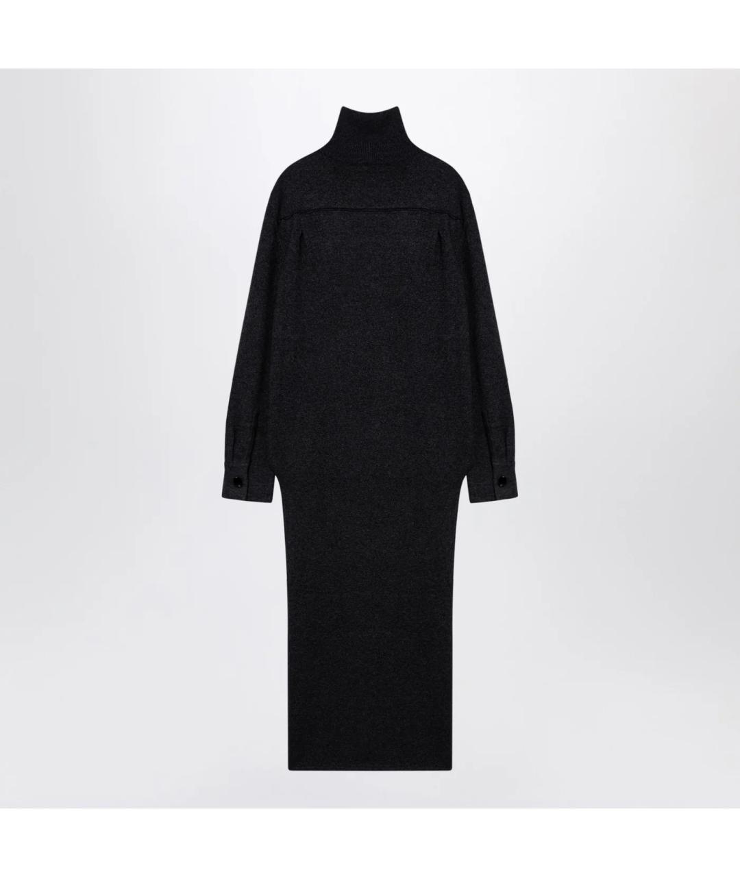 GIVENCHY Антрацитовый шерстяной джемпер / свитер, фото 2