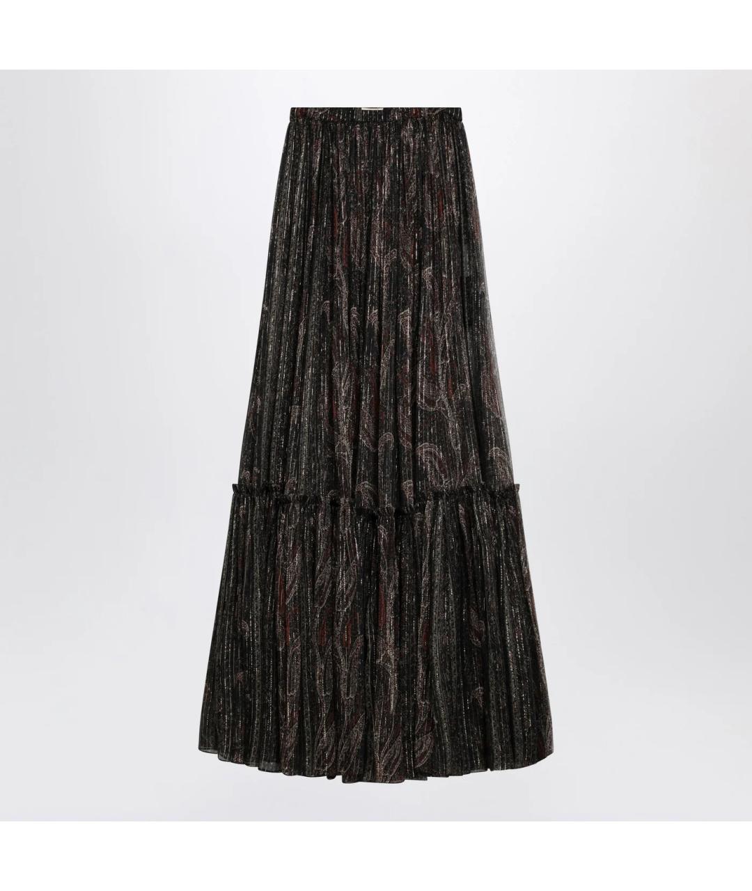 SAINT LAURENT Мульти юбка макси, фото 3