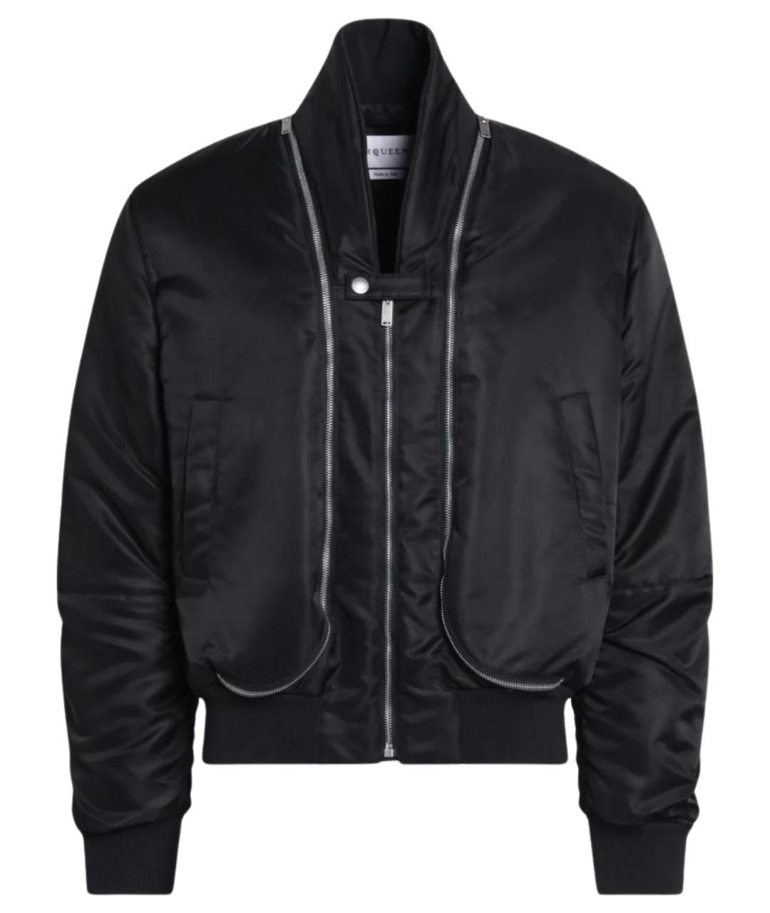 ALEXANDER MCQUEEN Черная полиамидовая куртка, фото 1