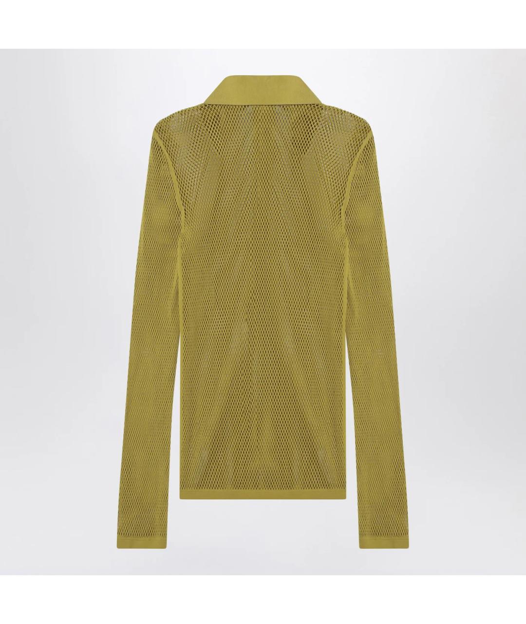 GUCCI Зеленые поло с длинным рукавом, фото 2