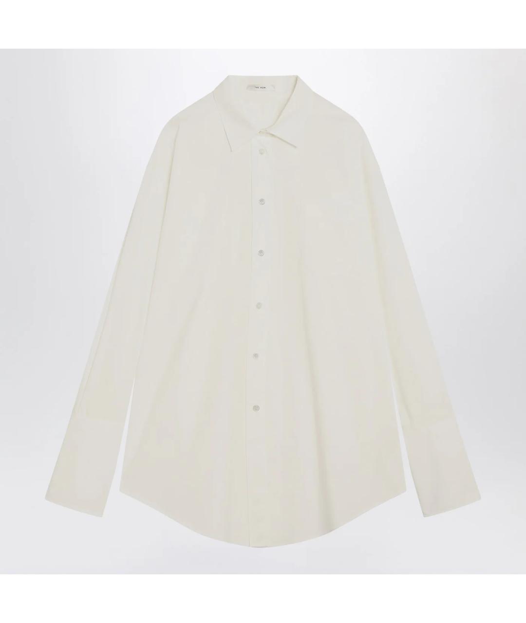 THE ROW Белая хлопковая рубашка, фото 3