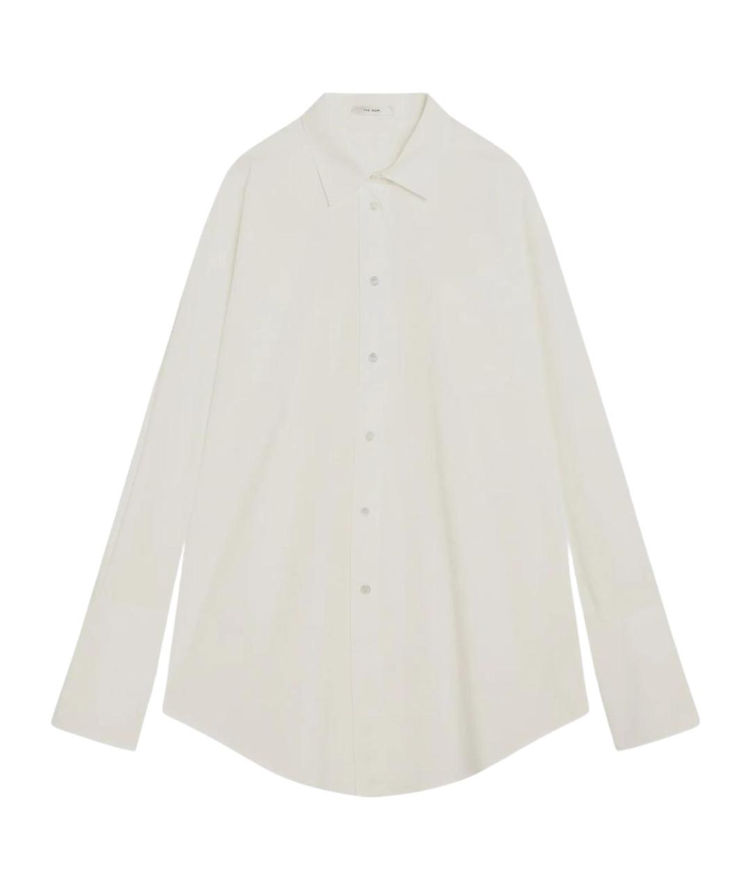 THE ROW Белая хлопковая рубашка, фото 1