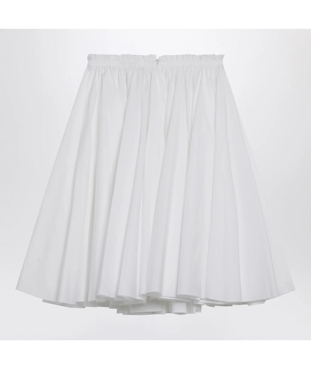 Ami Paris Белая хлопковая юбка миди, фото 2