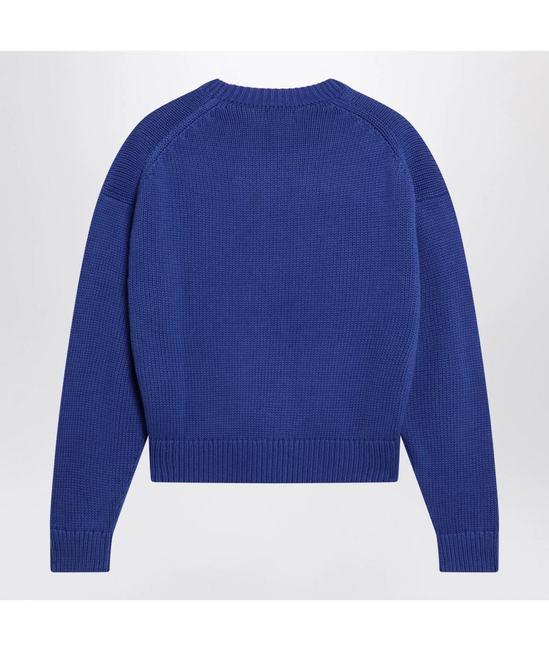 POLO RALPH LAUREN Синий хлопковый джемпер / свитер, фото 2