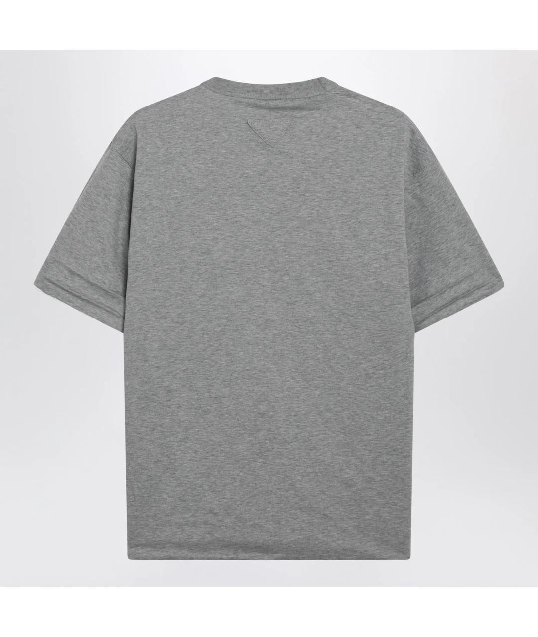 PRADA Белая хлопковая футболка, фото 2