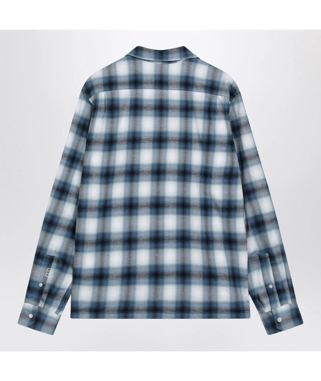 J.W.ANDERSON Синяя хлопковая кэжуал рубашка, фото 2