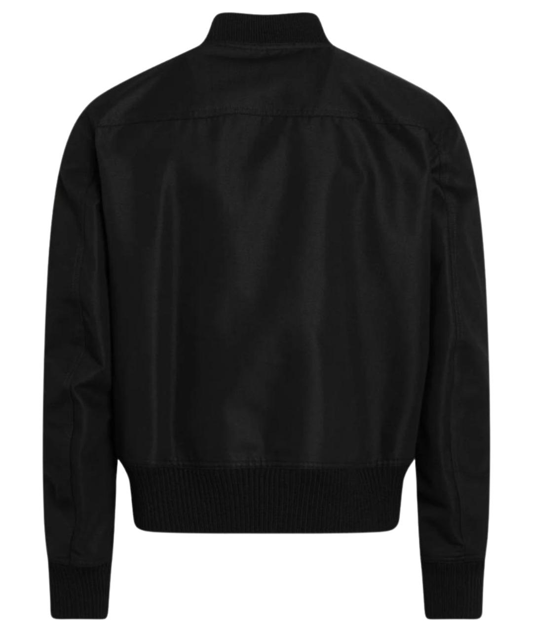 RICK OWENS Черная хлопковая куртка, фото 2