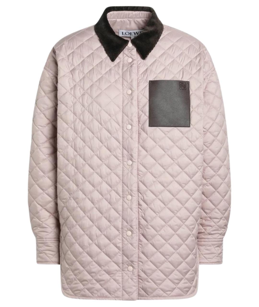 LOEWE Розовая полиэстеровая куртка, фото 1