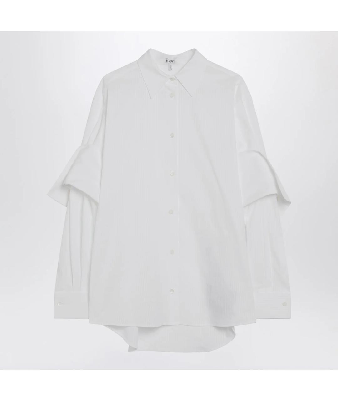 LOEWE Белая хлопковая рубашка, фото 3