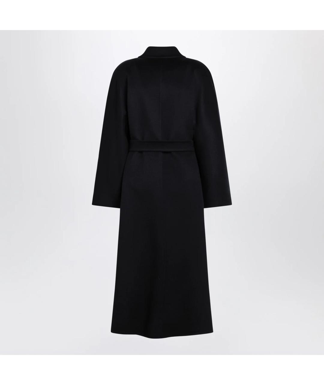 MAX MARA Темно-синее кашемировое пальто, фото 2