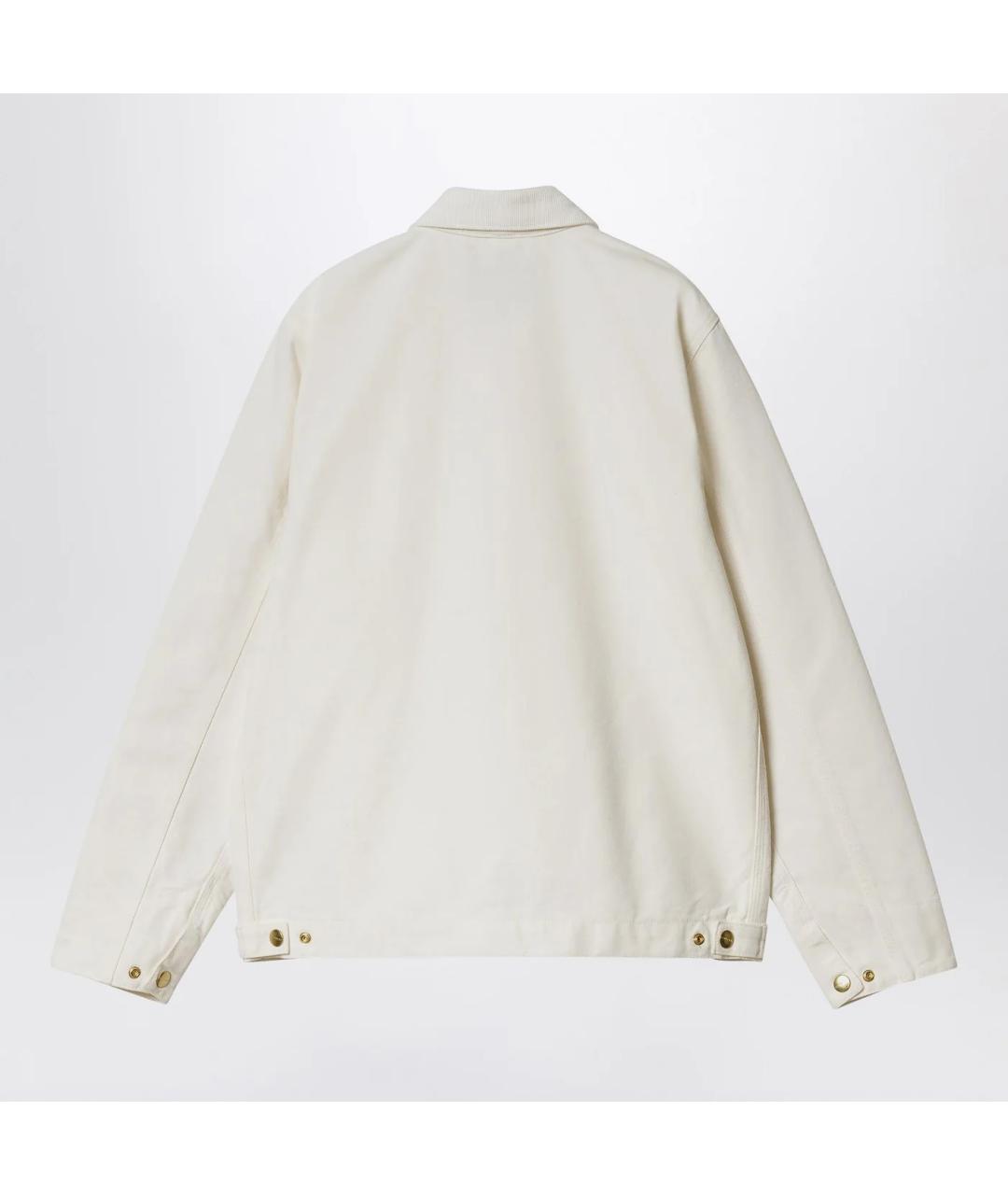 CARHARTT WIP Белая хлопковая куртка, фото 2